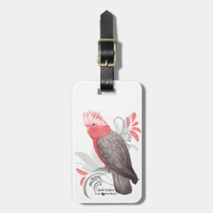 Galah Cockatoo Luggage Tag