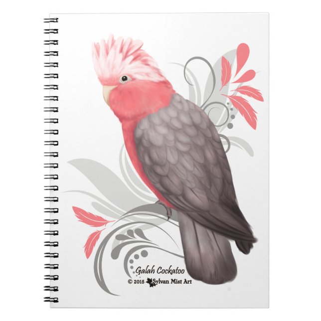Galah Cockatoo Notebook (Front)