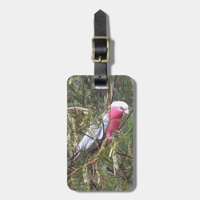 Galah Luggage Tag (Front Vertical)