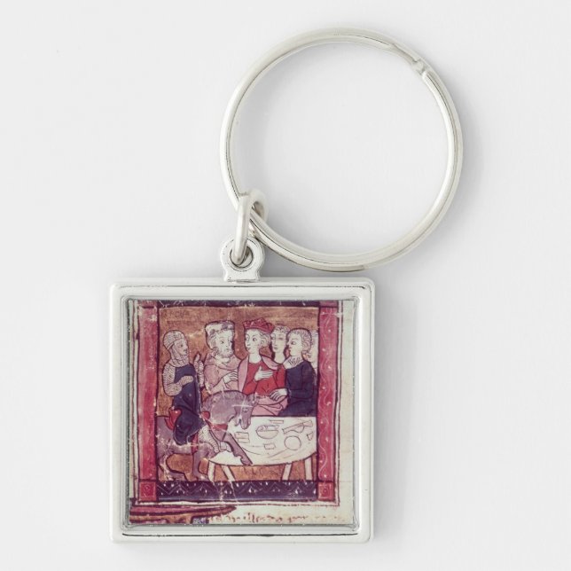 Galahad comes to Arthur Key Ring (Front)