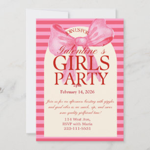 Galantines party Invitation