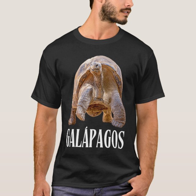 Galapagos Giant Tortoise  1 T-Shirt (Front)