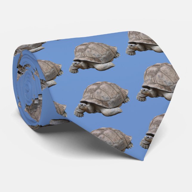 Galápagos giant tortoise tie (Rolled)