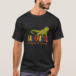 Galapagos Islands Ecuador Iguana Islas Galapagos   T-Shirt