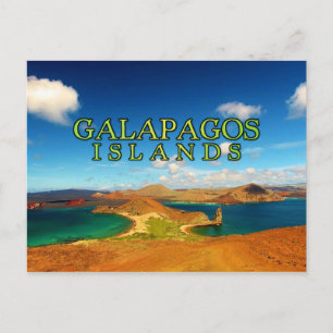 Galapagos Islands stylised Postcard