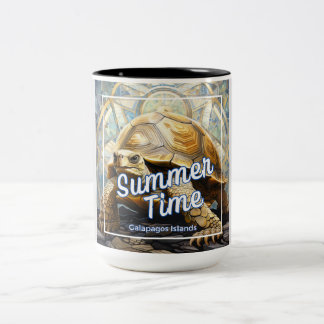 Galapagos Islands Summer time Two-Tone Coffee Mug
