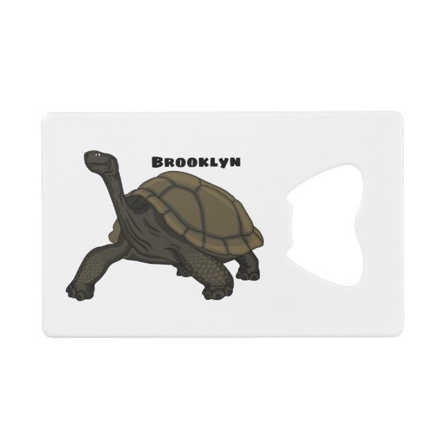 Galapagos land tortoise illustration  (Front (Horizontal))