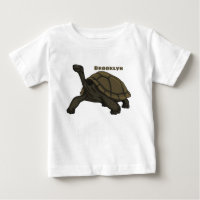 Galapagos land tortoise illustration