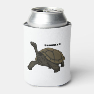 Galapagos land tortoise illustration can cooler