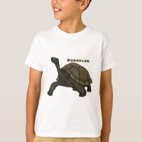 Galapagos land tortoise illustration