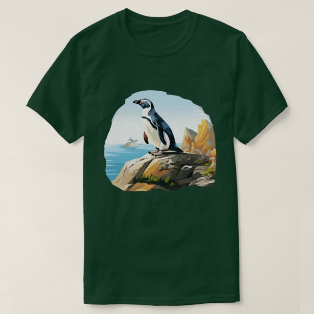 Galapagos Penguin TShirt 11 (Design Front)