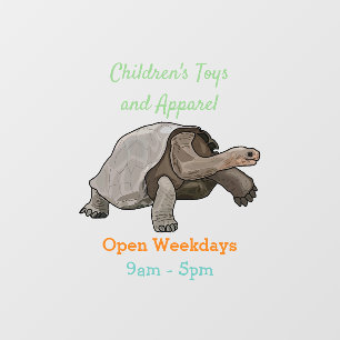 Galapagos tortoise cartoon illustration