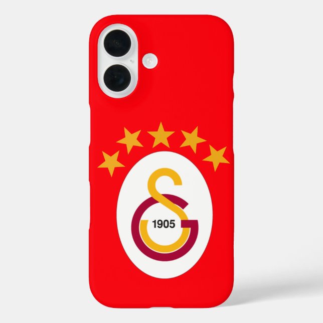 Galatasaray 2025 Championship Design – 5-Star Embl Case-Mate iPhone Case (Back)