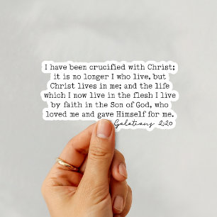 Galatians 2:20 No longer I who live 