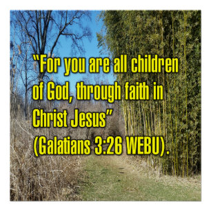 Galatians 3:26 WEBU Poster