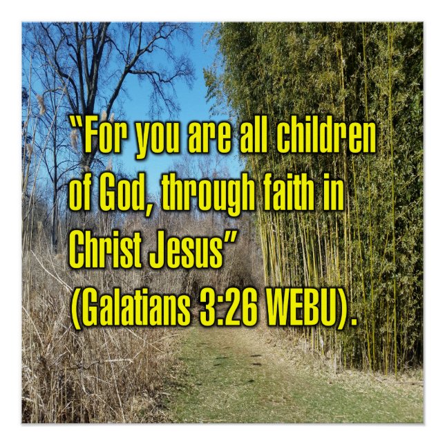 Galatians 3:26 WEBU Poster (Front)