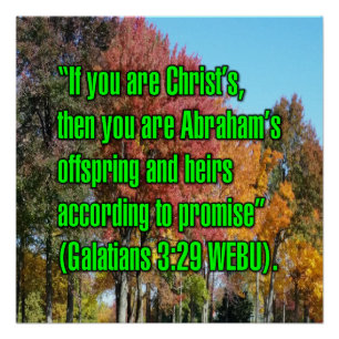 Galatians 3:29 WEBU Poster