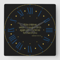 Galatians 4:19 KJV Bible Verse Roman Numeral