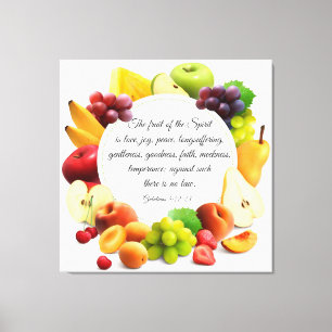 Galatians 5:22-23  canvas print