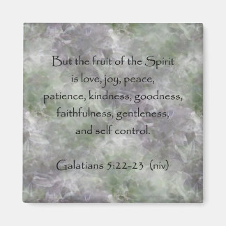 Galatians 5:22-23 ~ Fruit of the Spirit Magnet