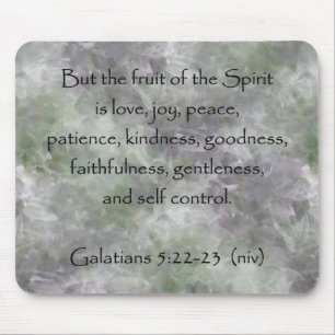 Galatians 5:22-23 ~ Fruit of the Spirit Mouse Pad