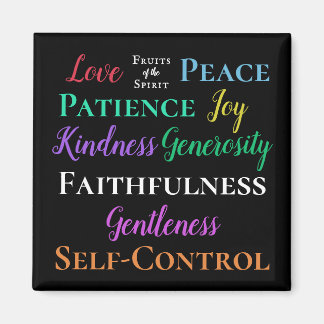 Galatians 5:22-23 Fruits of the Spirit Magnet