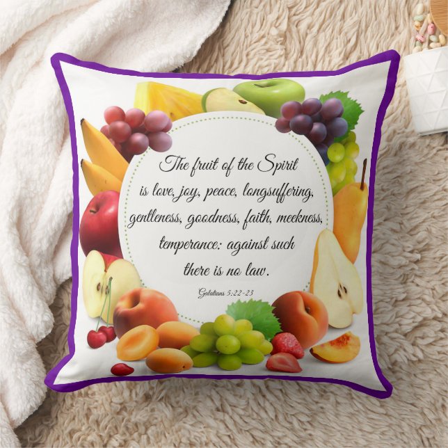 Galatians 5:22-23 Poster Cushion (Blanket)