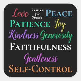 Galatians 5:22-23 Stickers