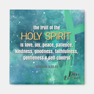 Galatians 5:22-23 The Fruit of the Holy Spirit Magnet