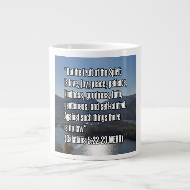 Galatians 5:22–23 WEBU Mug (Front)