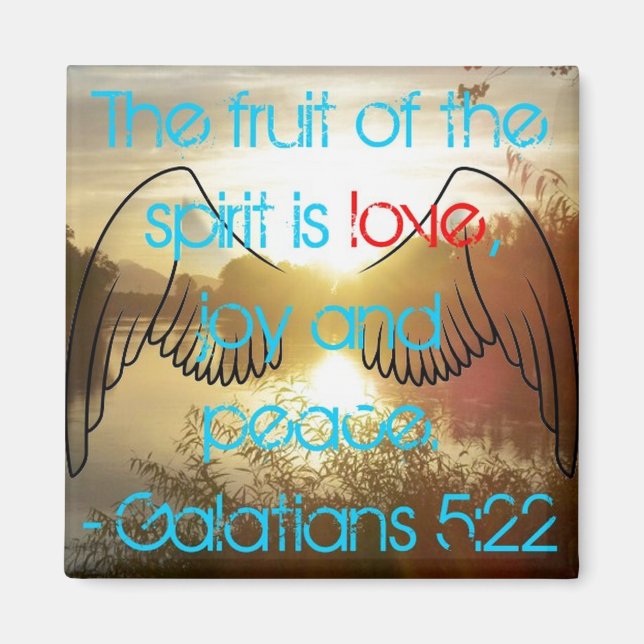 Galatians 5:22 Magnet (Front)