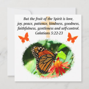 GALATIANS 5 BUTTERFLY PHOTO DESIGN