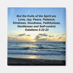 GALATIANS 5 FRUITS OF THE SPIRIT SCRIPTURE VERSE MAGNET