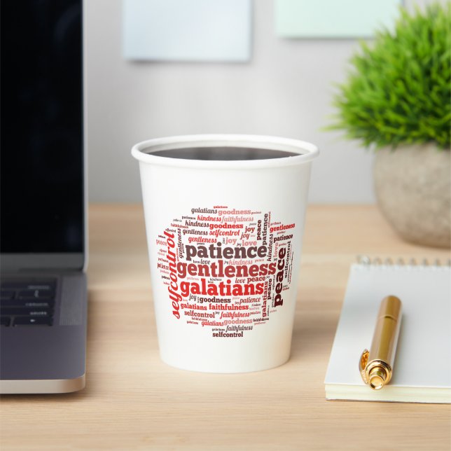 Galatians 5 -  paper cups (Insitu)