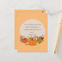 Galatians 6:9 Harvest Autumn Fall Thankful Pumpkin