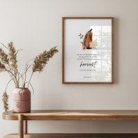 "Galatians 6:9 - Harvest of Patience Wall Art