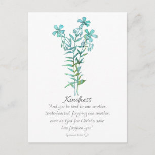 Galatians Fruit of the Spirit Kindness Scripture Postcard