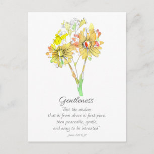 Galatians Fruit of the Spirit Scripture Prayer Postcard