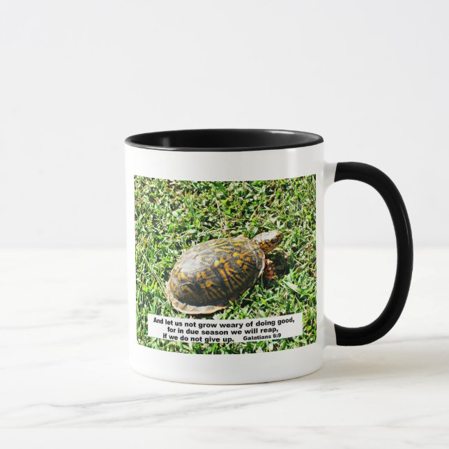 Galations 6:9 And let us not be weary in well... Mug (Right)