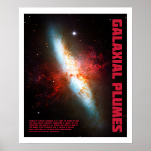 Galaxial Plumes Poster
