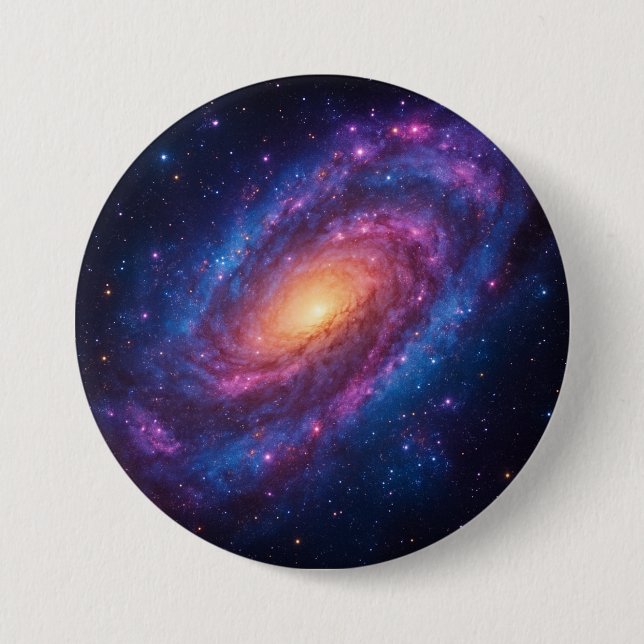 Galaxy 7.5 Cm Round Badge (Front)
