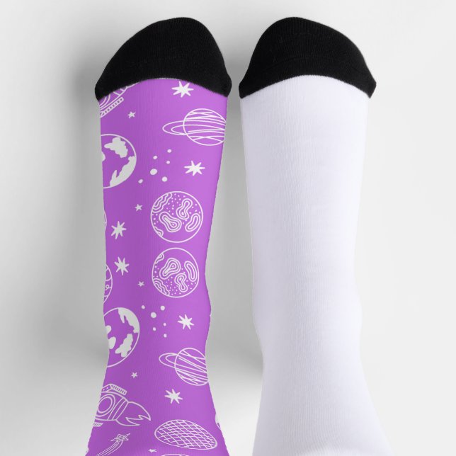 Galaxy Adventure - Cosmic Socks with Planets (Top)
