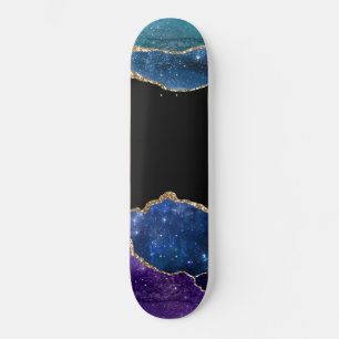 Galaxy Agate Series Design 10 Skateboard