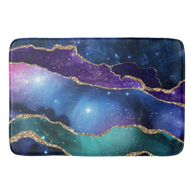 Galaxy Agate Series Design 13 Bath Mat (Front)