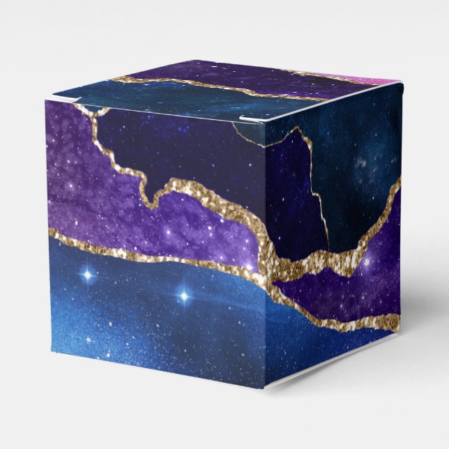 Galaxy Agate Series Design 13   Favour Box (Front Side)