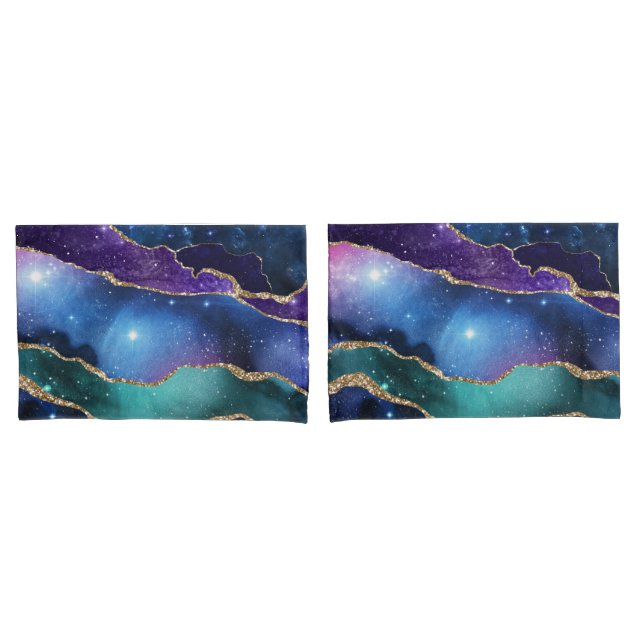 Galaxy Agate Series Design 13 Pillowcase (Front-Set)