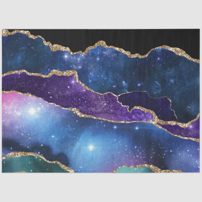 Galaxy Agate Series Design 14 Tissue Paper (Front)