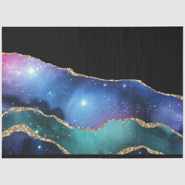 Galaxy Agate Series Design 15 Tissue Paper (Front)