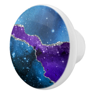 Galaxy Agate Series Design 16 Ceramic Knob