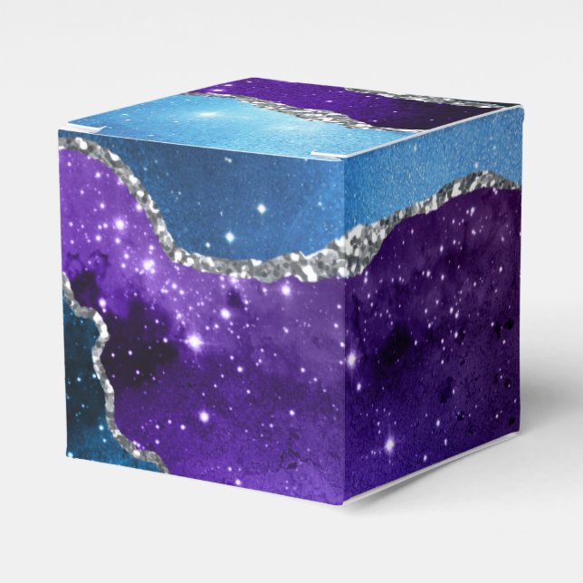 Galaxy Agate Series Design 16  Favour Box (Front Side)